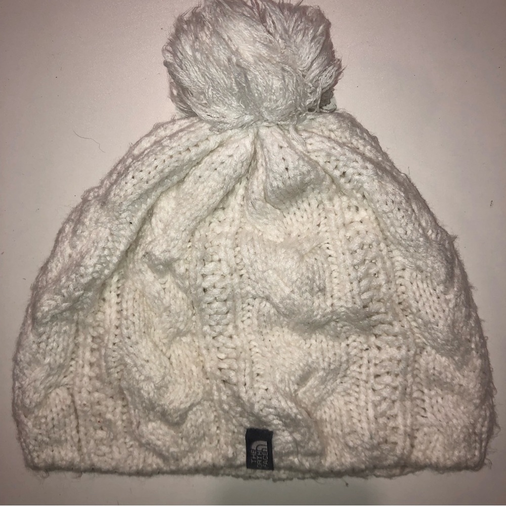 The North Face Knitted Winter Hat Unisex One Size White